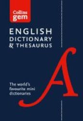 Collins Gem English Dictionary And Thesaurus Paperback Sixth Edition