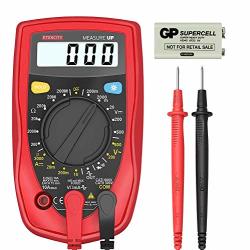 Etekcity Digital Multimeter Amp Volt Ohm Voltage Tester Meter With Diode And Continuity Test Dual Fused For Anti-burn MSR-R500