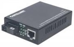 FAST Intellinet Ethernet Wdm Bi-directional Single Mode Media Converter - 10 100BASE-TX To 100BASE-FX Sc Single-mode 20 Km 12.4 Mi. Wdm RX1310