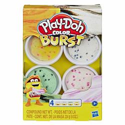 Play-doh Color Burst Ice Cream Themed Pack Of 4 Non-toxic Colors 2 Oz Cans