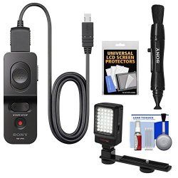 Sony RM-VPR1 Remote Control With Multi-terminal Cable With LED Video Light + Lens Pen + Kit