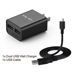 For Amazon Kindle Fire HD 6 Fire HD 8 Fire HD 10 Fire Hdx 7" Fire Hdx 8.9" Dual USB Home Wall Charger W USB Cable