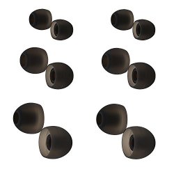 12 Pieces Samsung Earbud Covers Teemade Silicone Tips Replacement Ear Gels Buds For Samsung S8 Akg Earbuds Gray