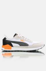 Puma Mens Graviton Mega Sneakers - Grey-orange - Grey-orange UK 8