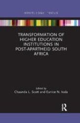 Transformation Of Higher Education Institutions In Post-apartheid South Africa Paperback