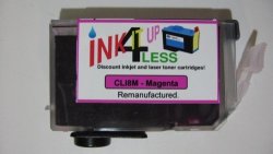 Non-oem Canon CLI-8 Magenta Compatible Ink Cartridge With Chip For Canon Pixma PRO9000 IP660D IP4200 MP960 IP6700D And More