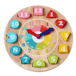 Wooden Toy Clock