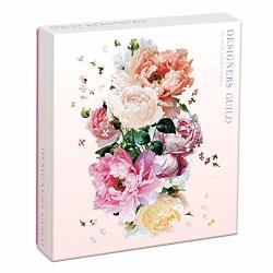 Galison Designers Guild Tourangelle Shaped Puzzle 750 Pieces 16.25 X 26 Shaped Jigsaw Puzzle Featuring A Tourangelle Peony Thick Sturdy Pieces Challenging Family Activity Great Gift Idea