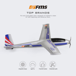 Original Fms 1500mm Moa Let13 Epo Glider Pnp Electric Powered Remote Control Rc Airplane