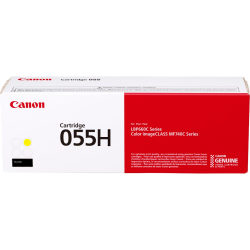 Canon 055H Yellow Toner For LBP663CDW LBP664CX MF742CDW MF744CDW MF746CX - Yield 5 900.