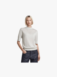 Core Mock Neck Knitted Top