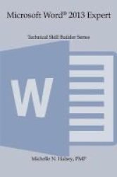 Microsoft Word 2013 Expert Paperback