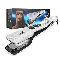 Deals on Steam Hair Straightener Salon Professional Nano Titanium Ceramic  Steam Flat Iron Hair Styler With Removable Teeth Comb + Digital Lcd + 5  Level Adjust | Compare Prices & Shop Online | PriceCheck