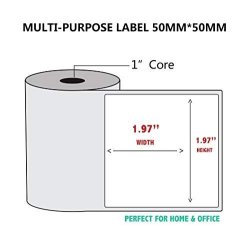 Netum Self-adhesive Multi-purpose Label Paper Compatible For Netum G5 Label PRINTER-1 Roll Of 180 Labels 40X40MM