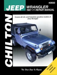 Chilton 40650 Jeep Wrangler yj 1987 To 1995 Repair Manual