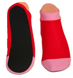 Kids Red&pink Pink Aqua airline Socks Swim Sox Size Xs To L