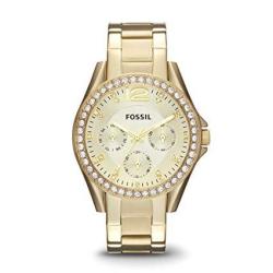 Women's Fossil Es3203 Riley Multifunction Gold-tone Stainless Steel Watch