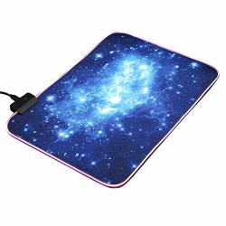 Fdrirect Pop Rgb Mouse Pad Mice Mat Cushion Gaming Laptop Starry Sky Colorful