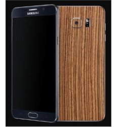 Samsung Galaxy Note 5 Premium 3M Carbon Fibre Back Skin Zebra Wood Dbrand