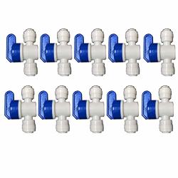 Yzm 1 4 Inch Quick Connect Ball Valve Switch Reverse Osmosis System Water Purifier FITTING10 Pcs