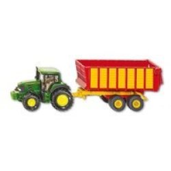 Diecast Model - John Deere With Silage Trailor 1:87