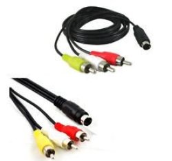 3X Rca Male To S-video Male Cable 1.8M Long
