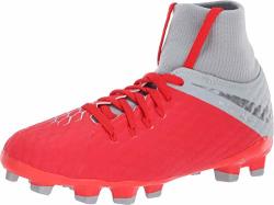 Nike Jr Hypervenom Phantom 3 Academy Df Fg Soccer Cleat Light Crimson 2Y