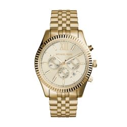 Men's MK8281 Lexington Gold-tone Watch