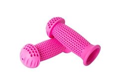 Grips For Kids Bikes Balance Bikes And Scooters Greencycle Soft And Comfortable With Safety Bar Ends Pink