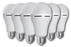 Elecstor E27 7W Rechargeable Warm White - 6 Pack