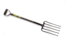 Lasher Tools - 5 Prong Steel Shaft Digging Fork