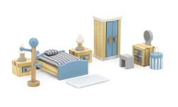Doll House Main Bedroom Furniture Play Set