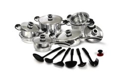 Fine Living Stainless Steel Pot Set 19 Pieces