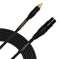 10 Ft Castline Gold Rca To Xlr Female Audio Patch Cable Mogami 2549