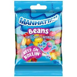Manhattan - Fruity Beans Candy Sweets Packet 50G