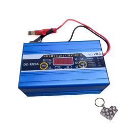 DC-1220A Smart Fast Battery Charger 20A 12V And A Keyholder