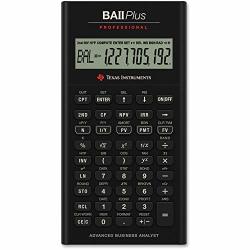 Texas Instruments IIBAPRO TBL 1L1 Ba II Plus Professional Financial Calculator Renewed