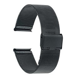 Trumirr 22mm Wire Mesh Stainless Steel Watch Band Strap Bracelet For Galaxy Gear 2 R380 R381 R382 Moto 360 2 46mm 2015 Lg G