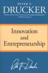 Innovation And Entrepreneurship paperback