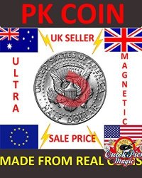 Strong Magnetic Us Half Dollar Magic Trick Coin Us 50 Cent Magnetic Pk Coin Trick