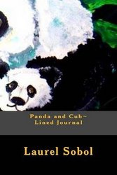 Panda And Cub Lined Journal
