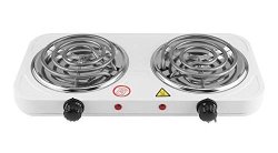 Condere Electric 2 Plate Stove Colour: White Retail Box 3 Months Warrantyproduct Overview The Koala Electric Double Spiral Plate Stove Is A