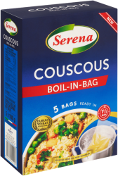 Serene Serena Couscous Boil In A Bag 5 X 100G