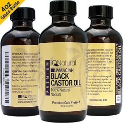 Iq Natural S 100 Percnt Cold Pressed Jamaican Black Castor Oil