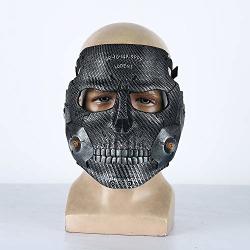 Ke Die-hard Man Half Face Mask Halloween Dress Cosplay Death Stranding Mask Resin Half Face Man Game Character Cos Props Movie