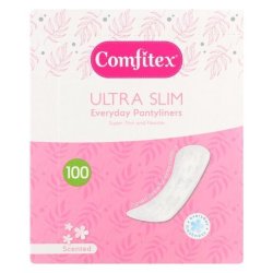 Comfitex Ultra Slim Pantyliner Scented 100 Pack