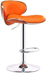 Bar Stool With Footrest Bar Stools Chair Lift Swiveling Rotate Height Adjustable 360 Swivel Kitchen Stool With Backrest And Footrest Beauty Salon Hairdressing Manicure