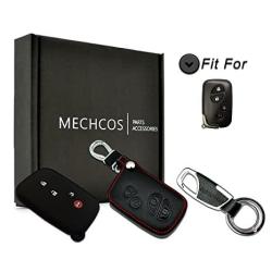 MECHCOS Compatible With Fit For Lexus ES350 GS300 GS350 GS430 GS450H Isc IS250 IS350 LS460 LS600H Leather Keyless Entry Remote Control Key Fob Cover Case