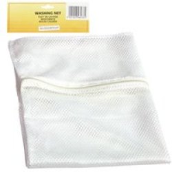 Washing Bag - Bathroom Accessories - White - Zip - 40 Cm X 25 Cm - 4 Pack