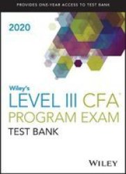 Wileys Level III Cfa Program Study Guide + Test Bank 2020 Paperback